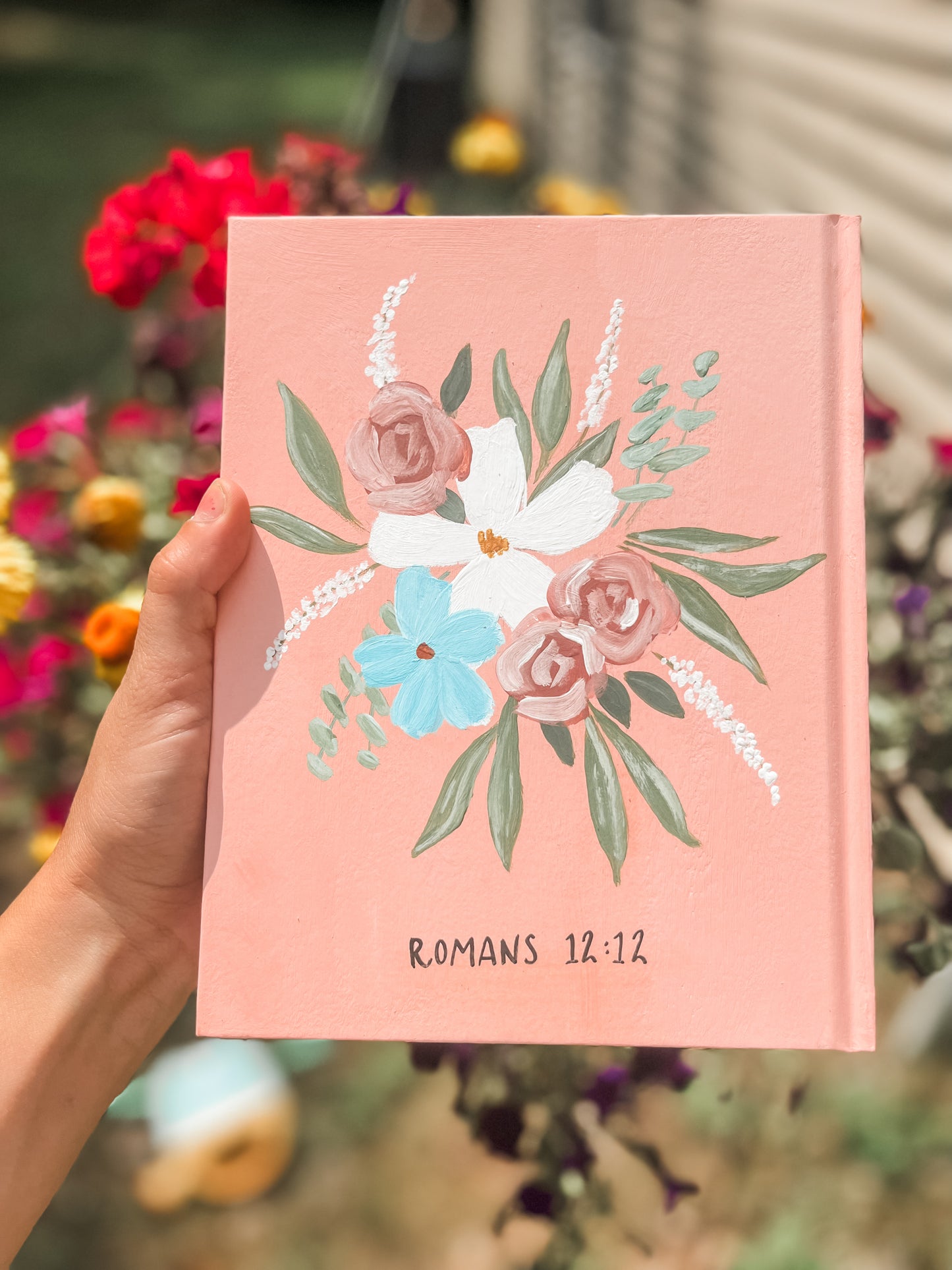 Custom Hand Painted Bible- by Sabreena