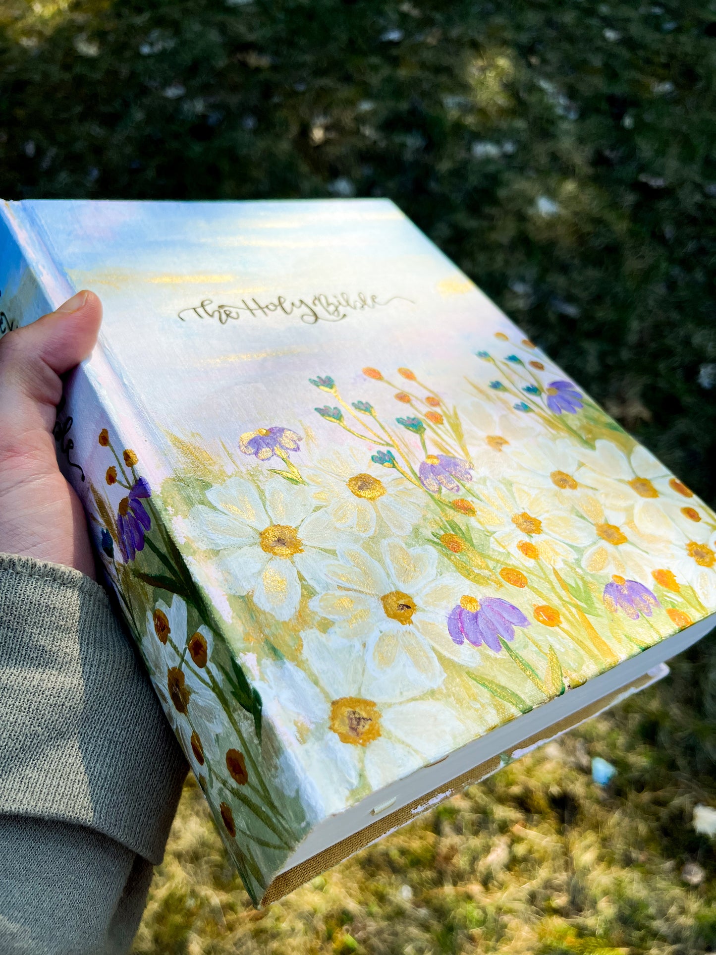 Custom Hand Painted Bible- by Sabreena