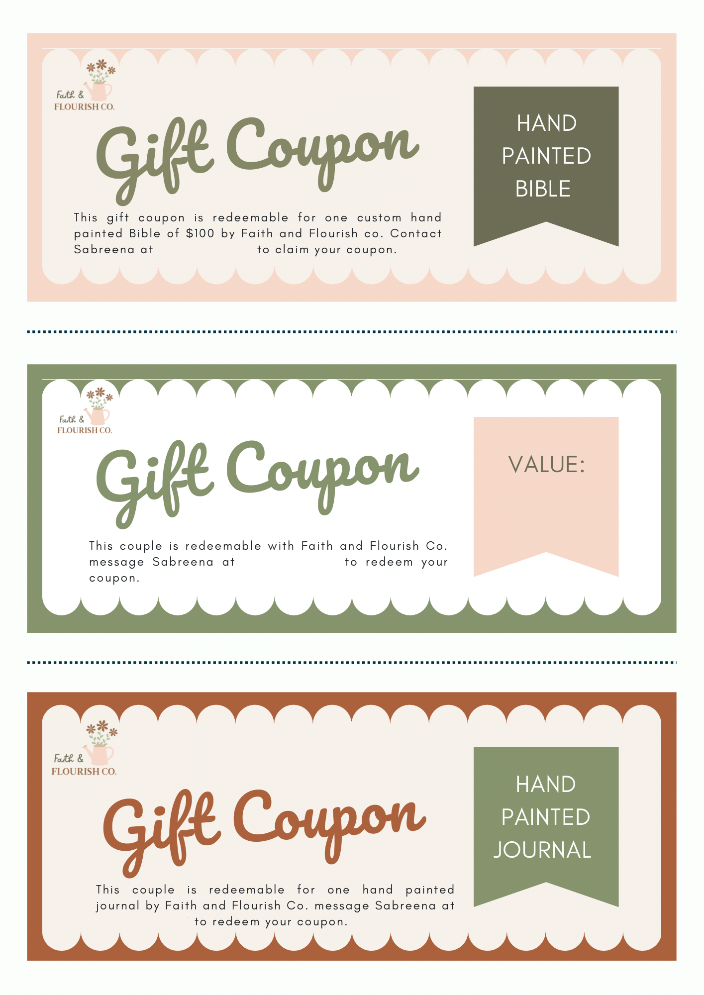 Gift Coupons