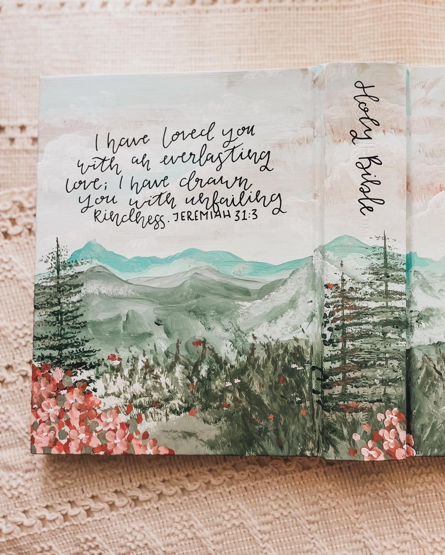 I Have Loved You - Hand Painted ESV bible