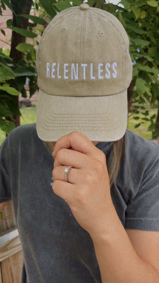 Relentless Baseball Cap-Crowned Free Line