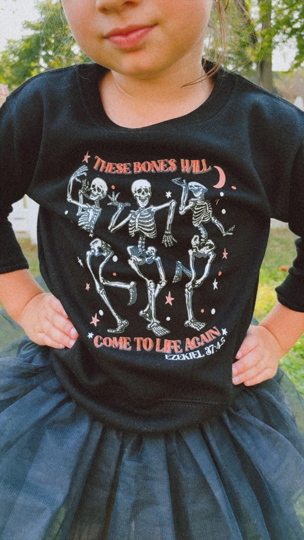 Come to Life again Skeleton Sweatshirt.