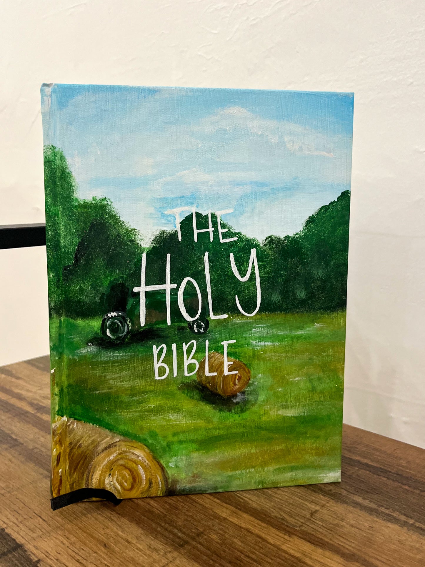 Custom Hand Painted Bible- by Sabreena