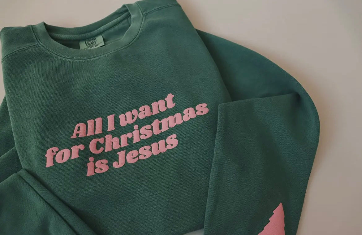 All I Want is Jesus -Crewneck!!