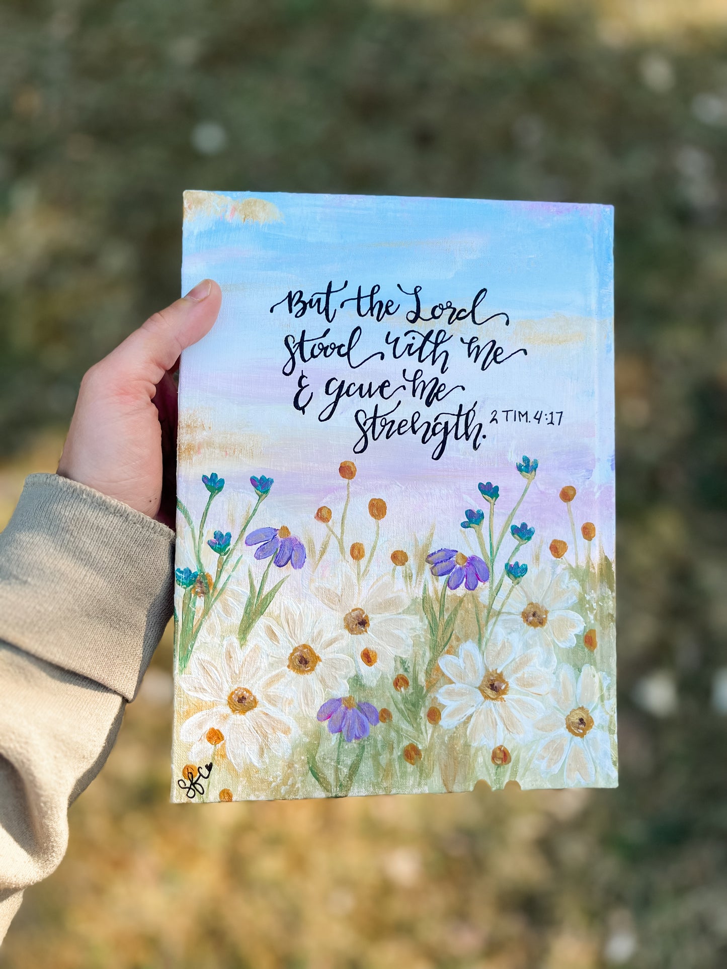 Custom Hand Painted Bible- by Sabreena