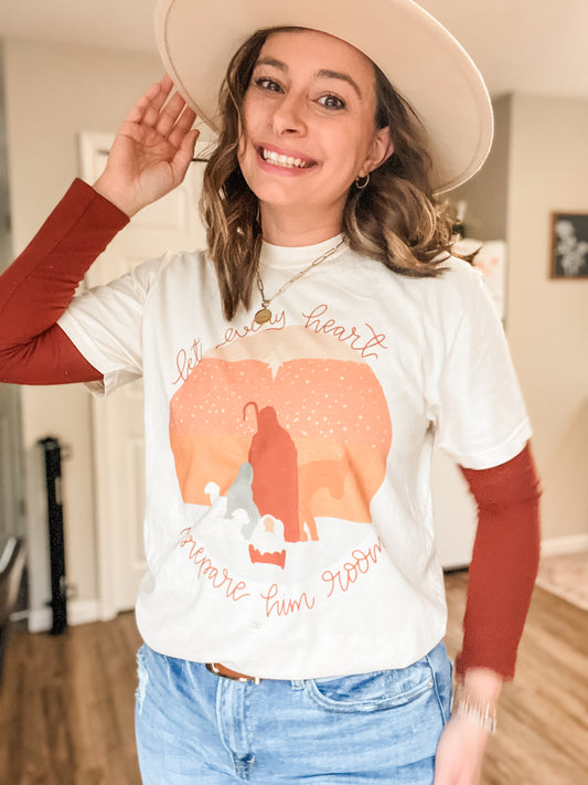 Let Every Heart Prepare a Way Graphic Tee