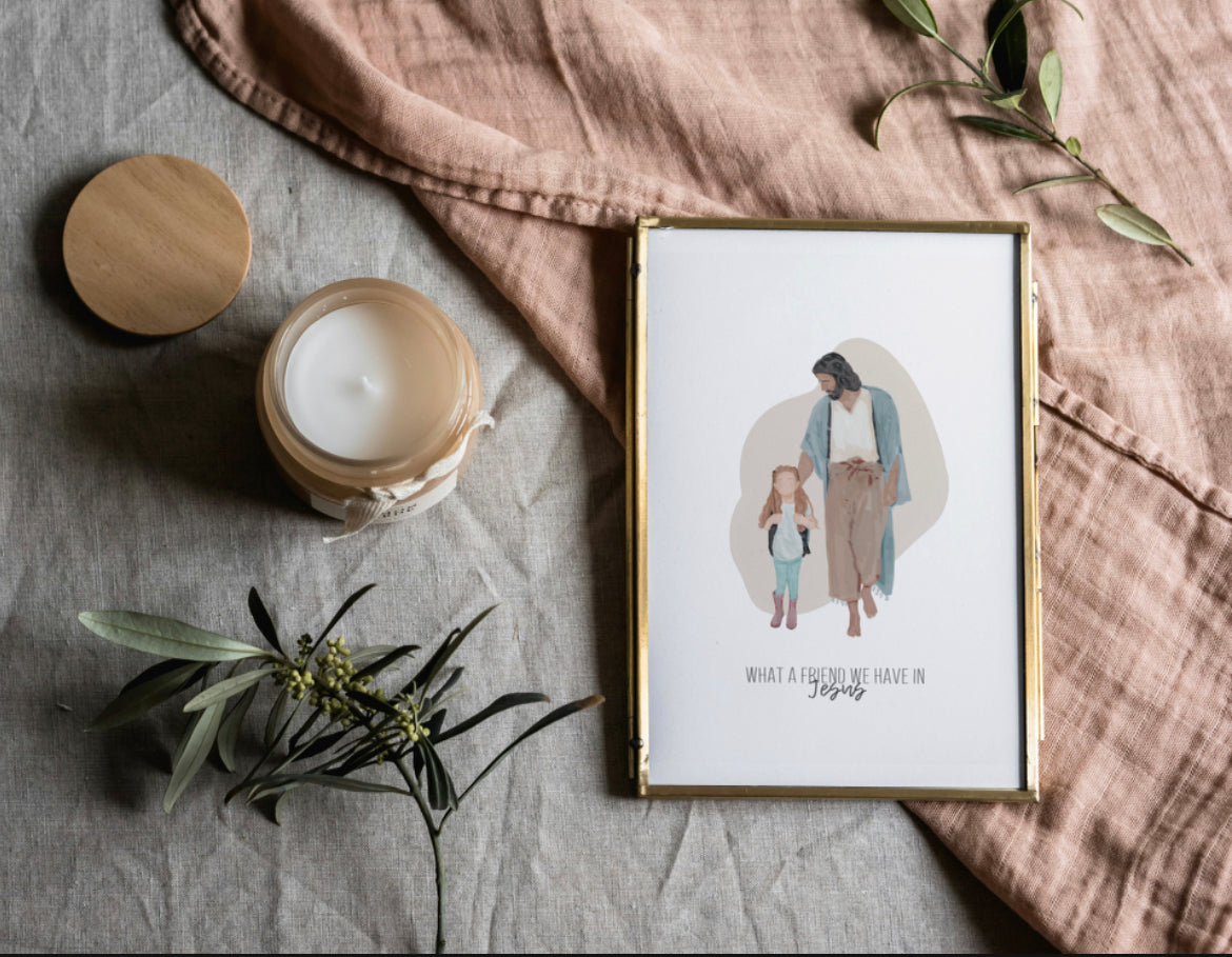 Custom Portraits with Jesus, by Annie!