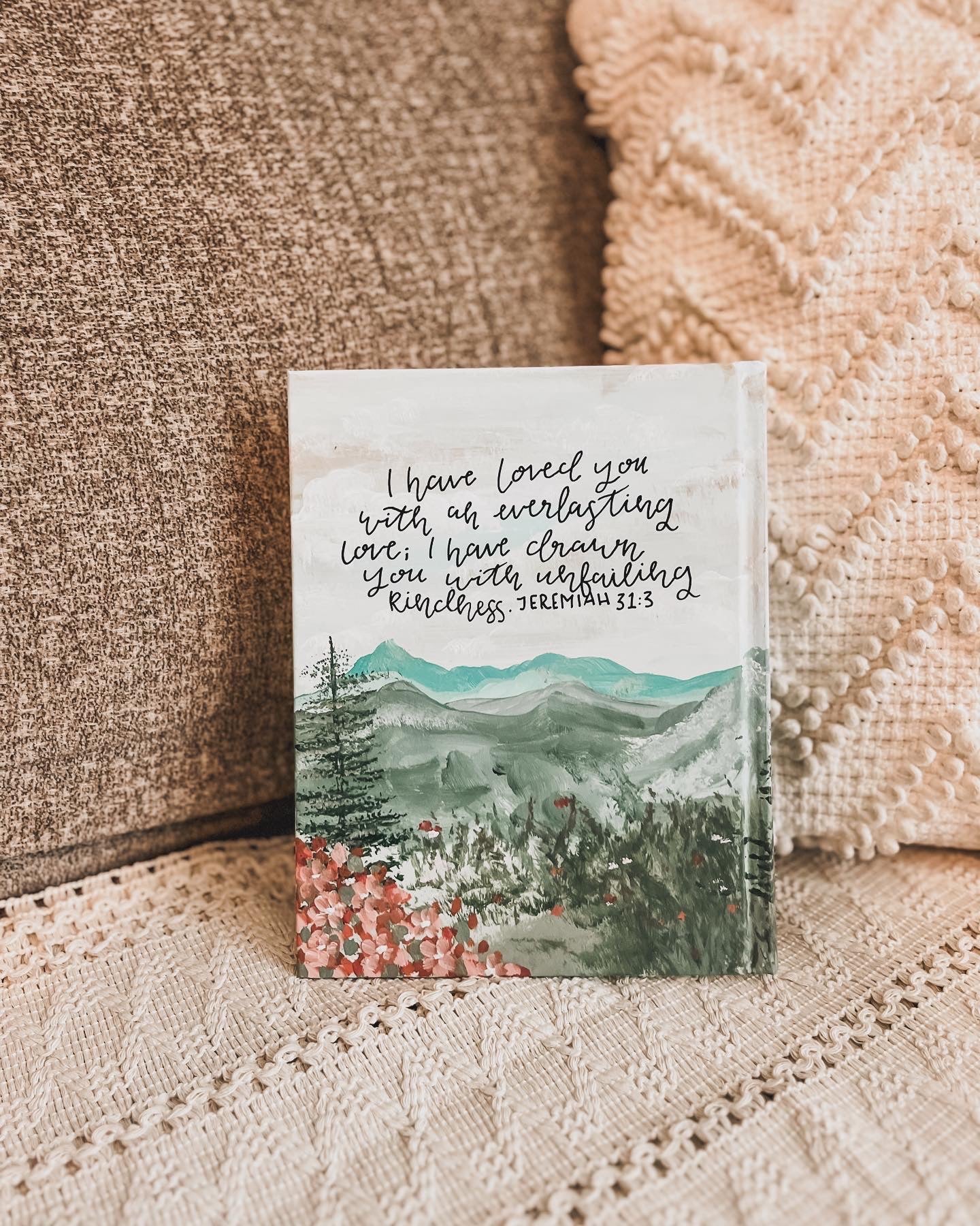 I Have Loved You - Hand Painted ESV bible